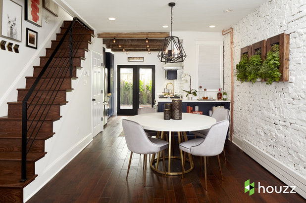 Transitional Dining Room by Ferrarini & Co. Kitchens & Interiors