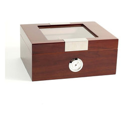 Walnut Wood Humidor - Decorative Boxes