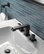 Delta Ara Two Handle Widespread Bathroom Faucet, Matte Black, 3567-BLMPU-DST