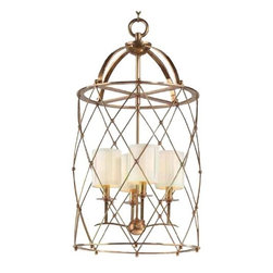 Corbett Lighting Argyle Aged Brass Foyer Chandelier - Chandeliers