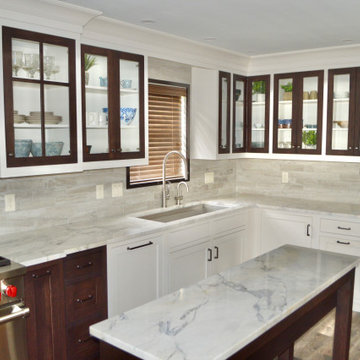 White and Wood Kitchen