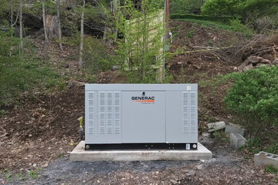Electric service upgrade including 38kW generator