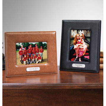 Personalized Faux Leather Frames