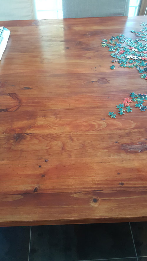 Should I stain the dinning table darker?