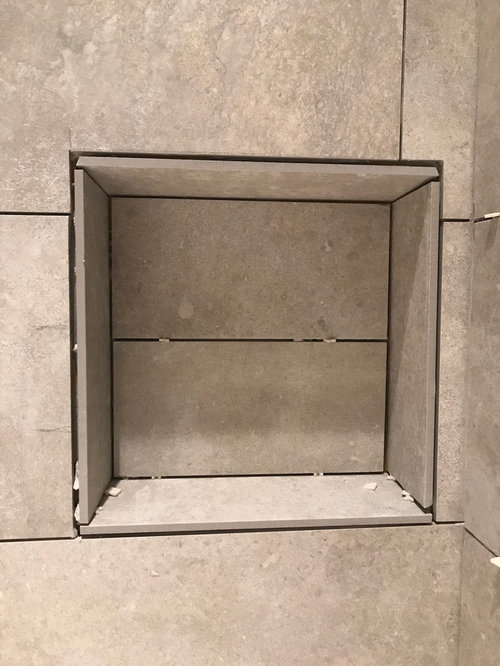 Shower Niche Redo Shower Niche Redo