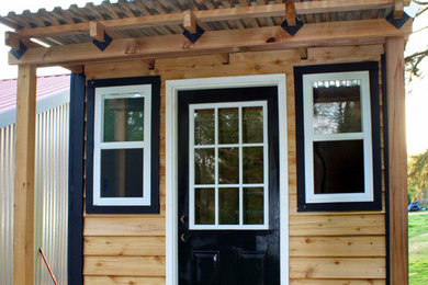 Eclectic exterior home idea in Other