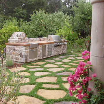 Tuscan-Style Mediterranean Concrete Pool Deck, Patio, Countertop & More