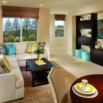 Arques Place by SummerHill Homes: Residence 2 Living Room