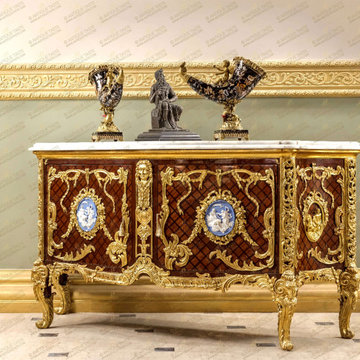 Antoine Gaudreaux Fontainebleau Régence Louis xv Commode Médaillier circa 1890