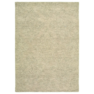 9??x 12??Light Green Floral Paradise Area Rug