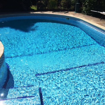 Mosaic Tiled Pool Deep Cleaned in the New Forest
