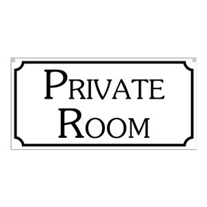 Server Room Aluminum Hotel Bar Stage Theatre Back Sign 6 X12 Contemporary Novelty Signs By Dgp Retail