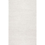nuLOOM - nuLOOM Braided Wool Hand Woven Chunky Cable Rug, Off White, 8'x10' - Made from the finest materials in the world and with the uttermost care, our rugs are a great addition to your home.
