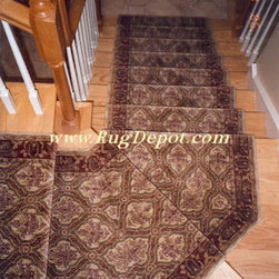 Pie Shaped Stairs - Area Rugs