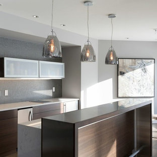 Modern home bar in Vancouver.