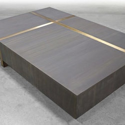 Bronze Quadrant Coffee Table - Coffee Tables