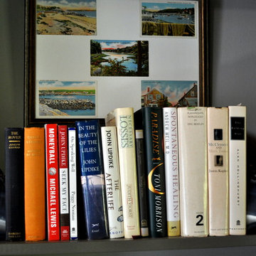Detail shot of bookcase