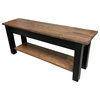 Laurent Bench With Shelf, 24"