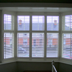 Bedroom Bay Window Shutters - Window Blinds
