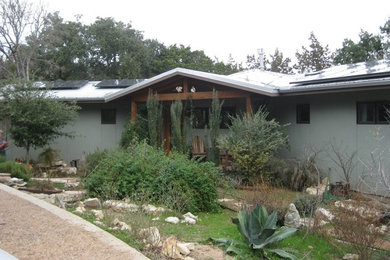Eclectic exterior home photo in Austin