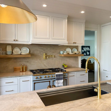 Kitchen remodel in San Clemente - 60" Stainless Steel Workstation Sim
