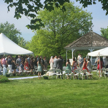 Garden wedding at Lamm Gardens