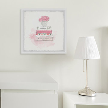 "Princess Books" Framed Painting Print