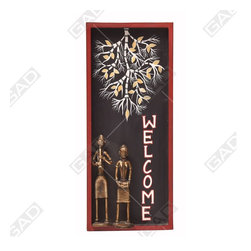RURAL MATRIMONY DHOKRA PANEL - Decorative Objects And Figurines