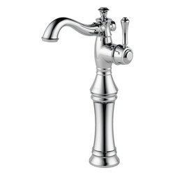 Delta Cassidy Single Hole - Single Handle w/ Riser - Bathroom Sink Faucets