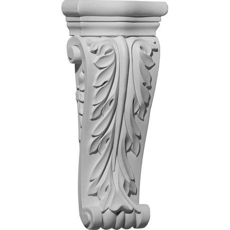 4 1/2"W x 1 3/4"D x 10"H Asa Acanthus Corbel