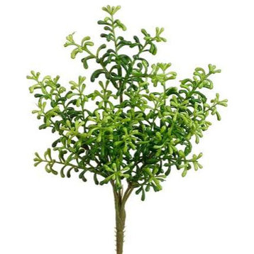 Silk Plants Direct Sedum Bush - Green - Pack of 24