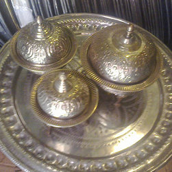 moroccan german silver boxes - Serveware