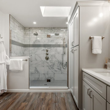 Master Bathroom Flooring Transformation in Virginia Beach