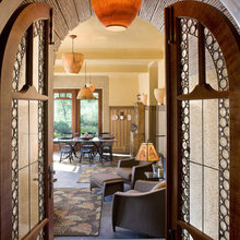 Arthur Street - doors - decorative glass