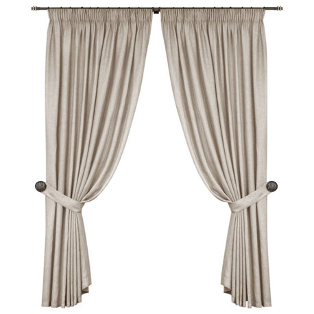 Curtain Set Larson, Beige 98"x118" inches