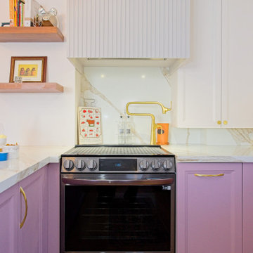 East York Bungalow Dark Lilac Custom Home