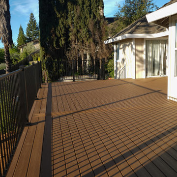 Custom Trex Composite Deck Built From Scratch – El Dorado Hills, CA