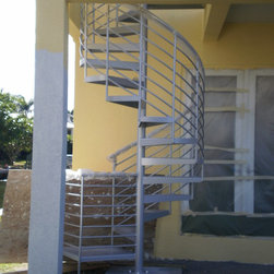 5 Foot Diameter Horizontal Spiral Stairs - Products