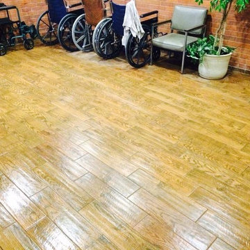 Office Lobby Tiled Floor