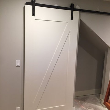 Painted Z style Barn Door Oakland Hills