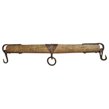 Consigned Old Wood and Iron Hook