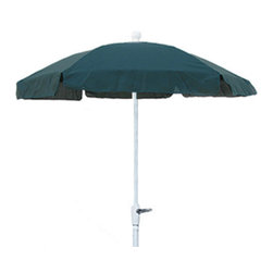 FiberBuilt Umbrellas LLC - FiberBuilt Umbrella Foot Hexagonal Forest Green Aluminium Base Garden Umbrella - Outdoor Umbrellas