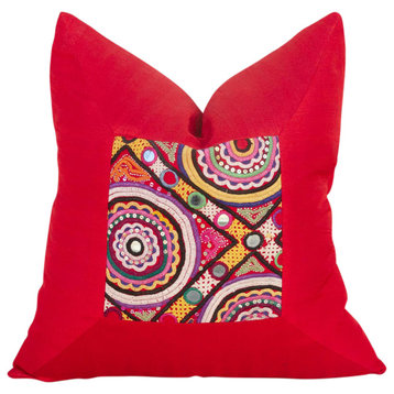 Ditya Indian Silk Decorative Pillow