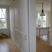 sliding doors and interiors - hallways, paneling