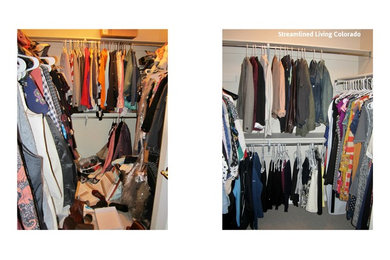 Multiple Master Closet Projects (Before/After photos)