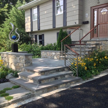 Custom Masonry Design and Naturalistic Landscaping