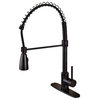 Tindouf Oil Rubbed Bronze Kitchen Sink Faucet With Pull Down Sprayer