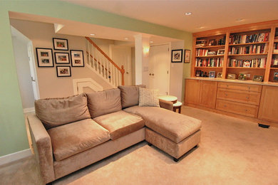 Example of a transitional basement design in DC Metro
