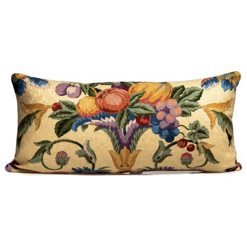 Designer Floral Pillow Cover, Lumber Cover