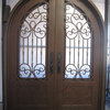 Wrought Iron Double Door